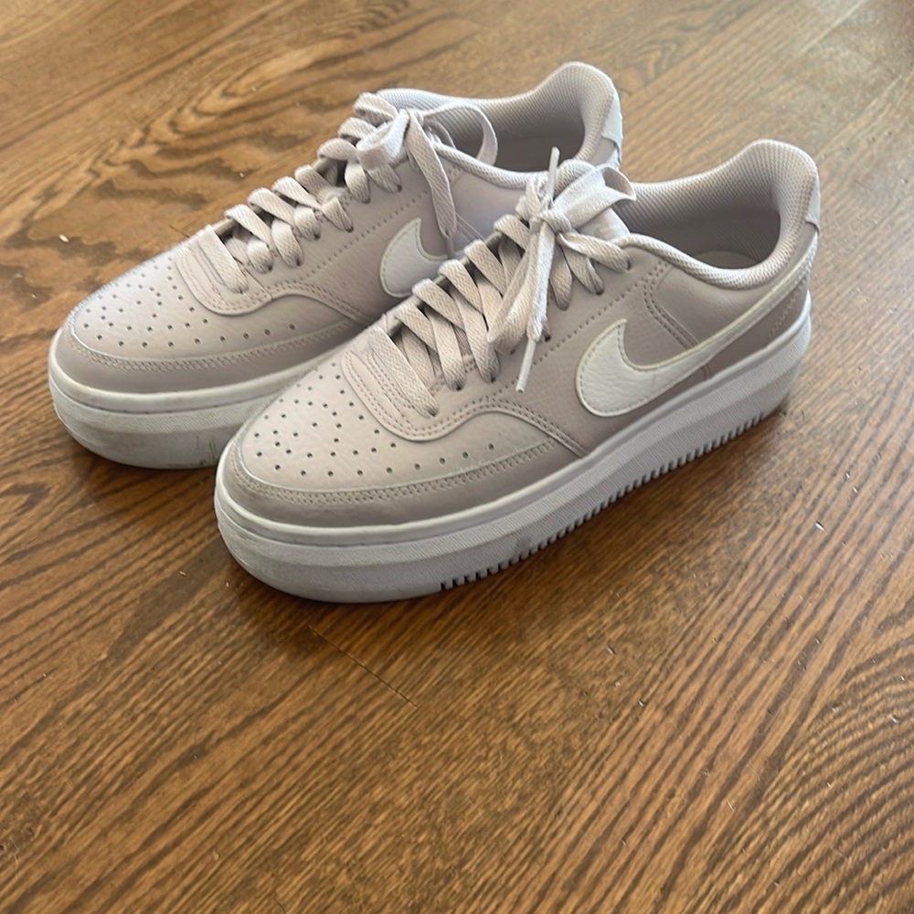 Nike court vision Alta platform sneaker
